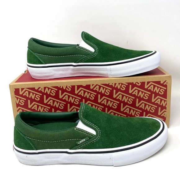 Vans Shoes - VANS  Slip-On Pro Alpine Suede Green Women